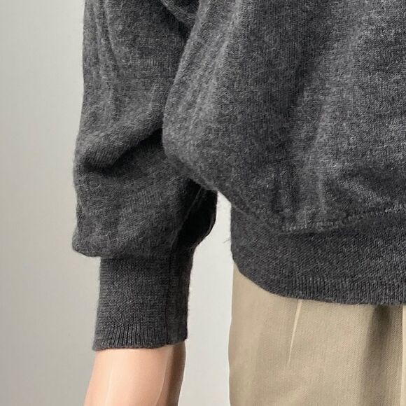 Jos.A.Bank Signature Collection 100% Merino Wool Charcoal Pullover Sz XL - Picture 5 of 7